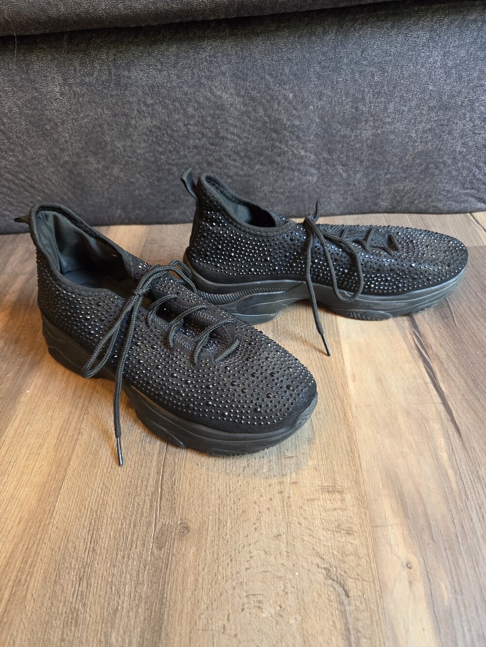 Bebe Sport Leyla Rhinestone Sneakers - Picture 2 of 6